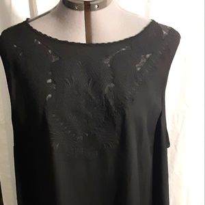 Torrid Womens Tank Blouse Black Plus Size 3